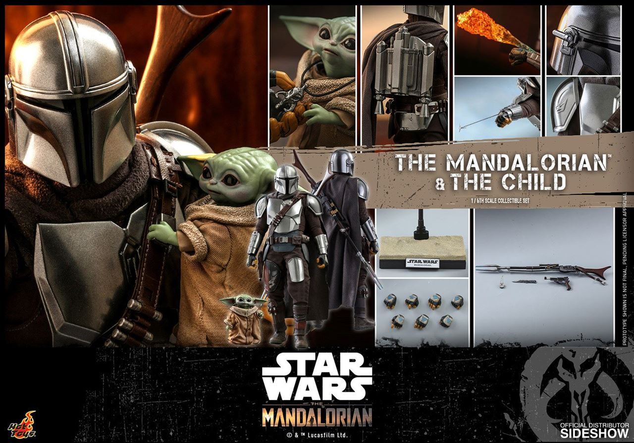 The Mandalorian and the Child 1/6 The Mandalorian