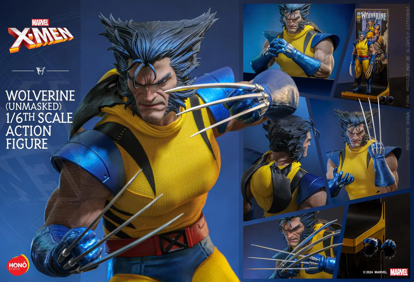 X Men: Wolverine (Unmasked Version) 1/6 Hono Studio