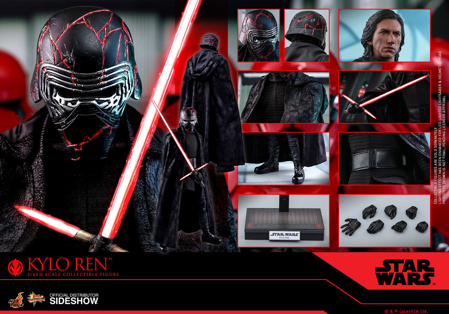 Kylo Ren 1/6 Star Wars: The Rise of Skywalker
