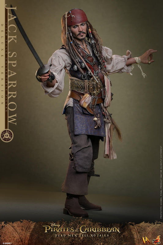 Jack Sparrow 1/6 Versión DELUXE Piratas del caribe La venganza de Salazar