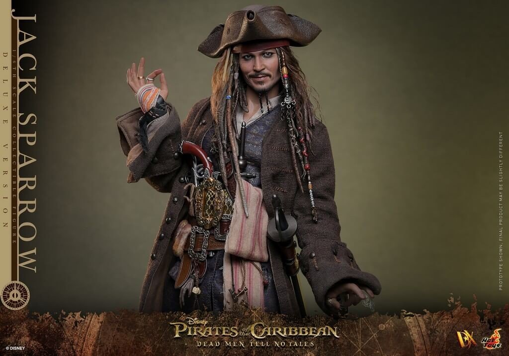 Jack Sparrow 1/6 Versión DELUXE Piratas del caribe La venganza de Salazar