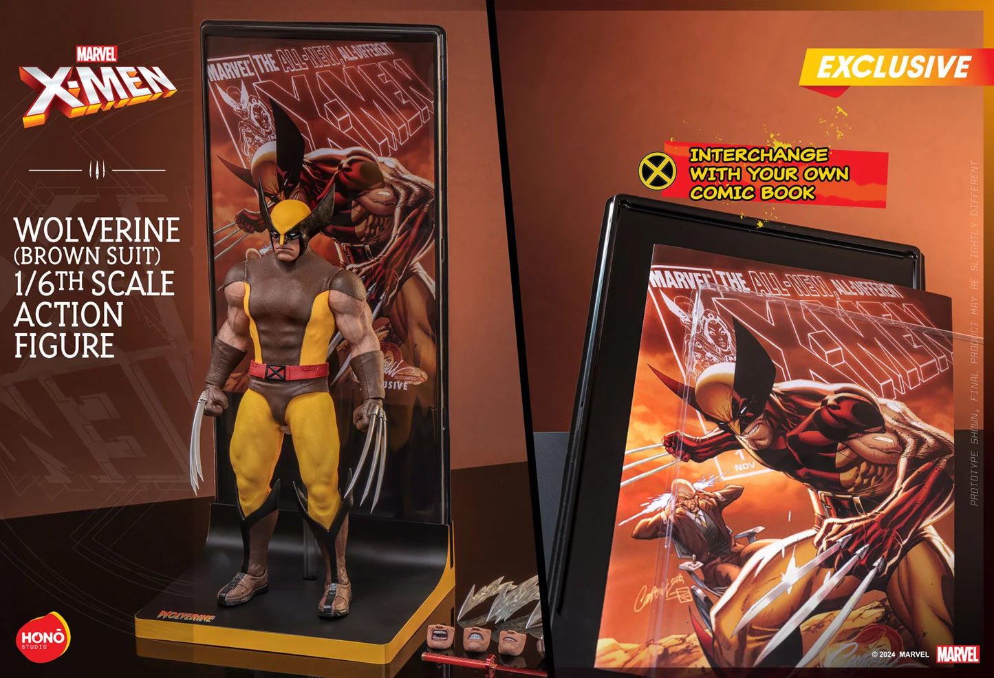 X-Men - Wolverine (Brown Suit) 1/6 Marvel Comics