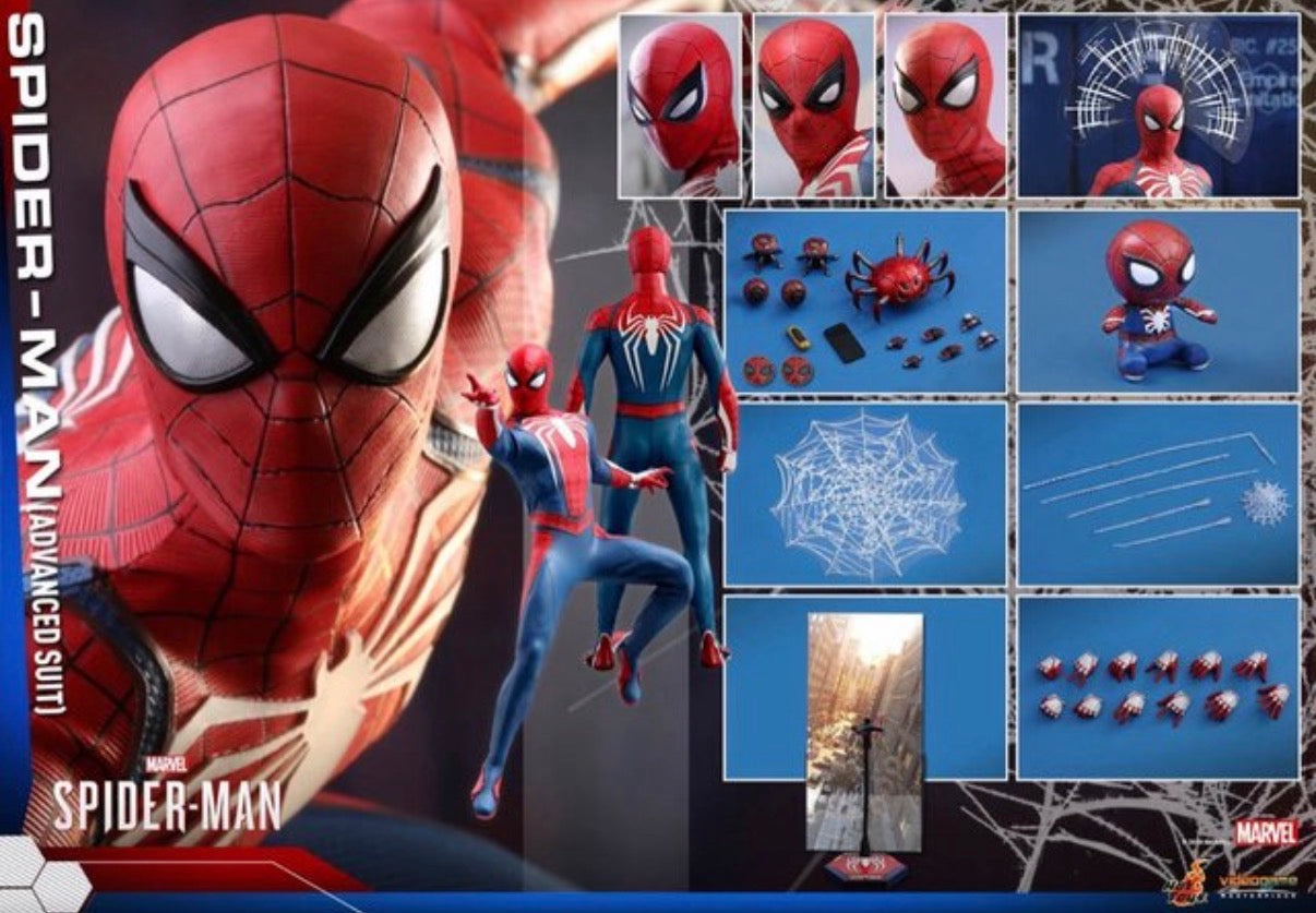 Spider-Man Advanced Suit 1/6 Videogame Hot Toys