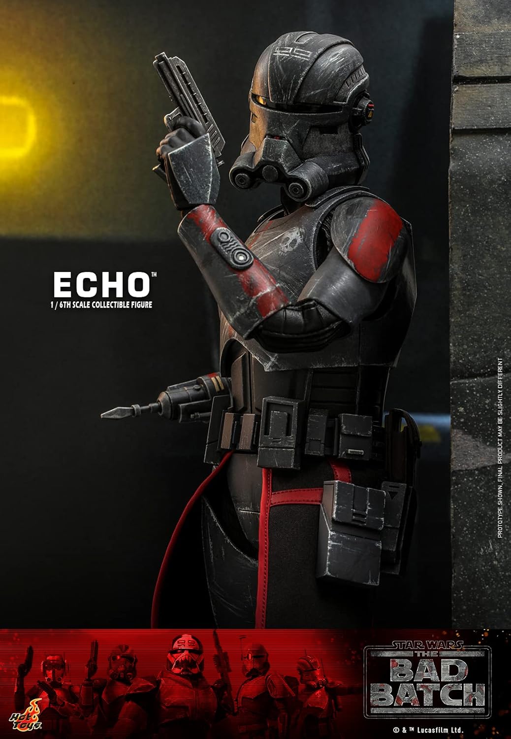 Echo 1/6 The Bad Batch Hot Toys TMS042 Star Wars