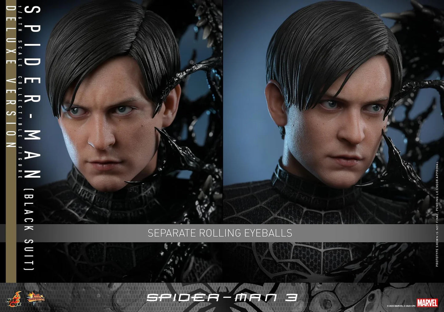 Spider-Man 3 (black suit) Deluxe version 1/6