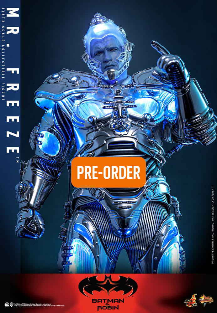 🔴PRE-ORDER Mr. Freeze 1/6 Batman y Robin Figura Movie Masterpiece