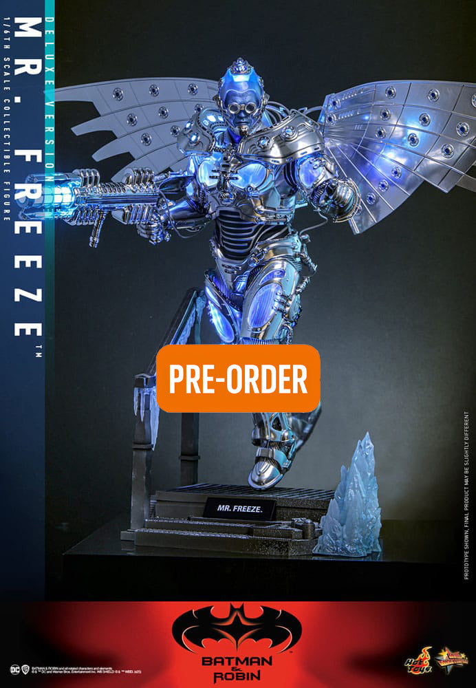 🔴PRE-ORDER Mr. Freeze Deluxe Version 1/6 Batman y Robin Figura Movie Masterpiece