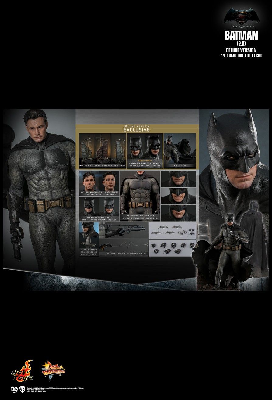 Batman 2.0 DELUXE VERSION 1/6 Batman v Superman El amanecer de la justicia