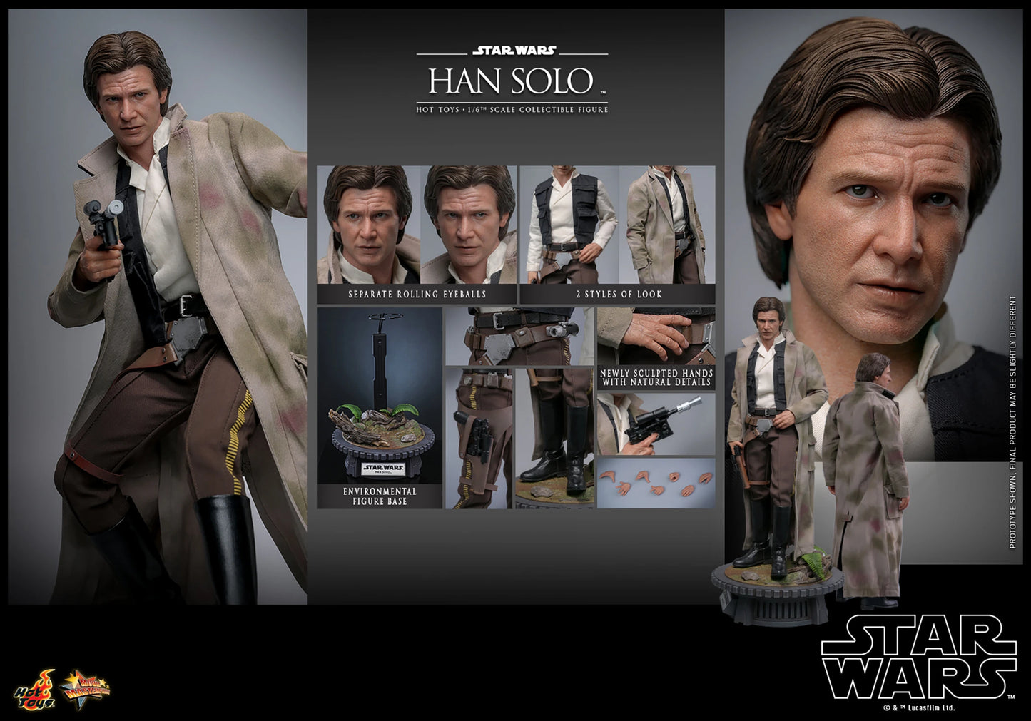 Han Solo 1/6 Star Wars: El retorno del Jedi
