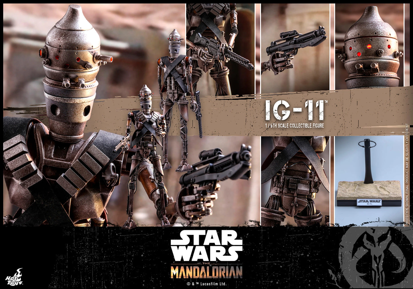 IG-11 1/6 Star Wars The Mandalorian Figura