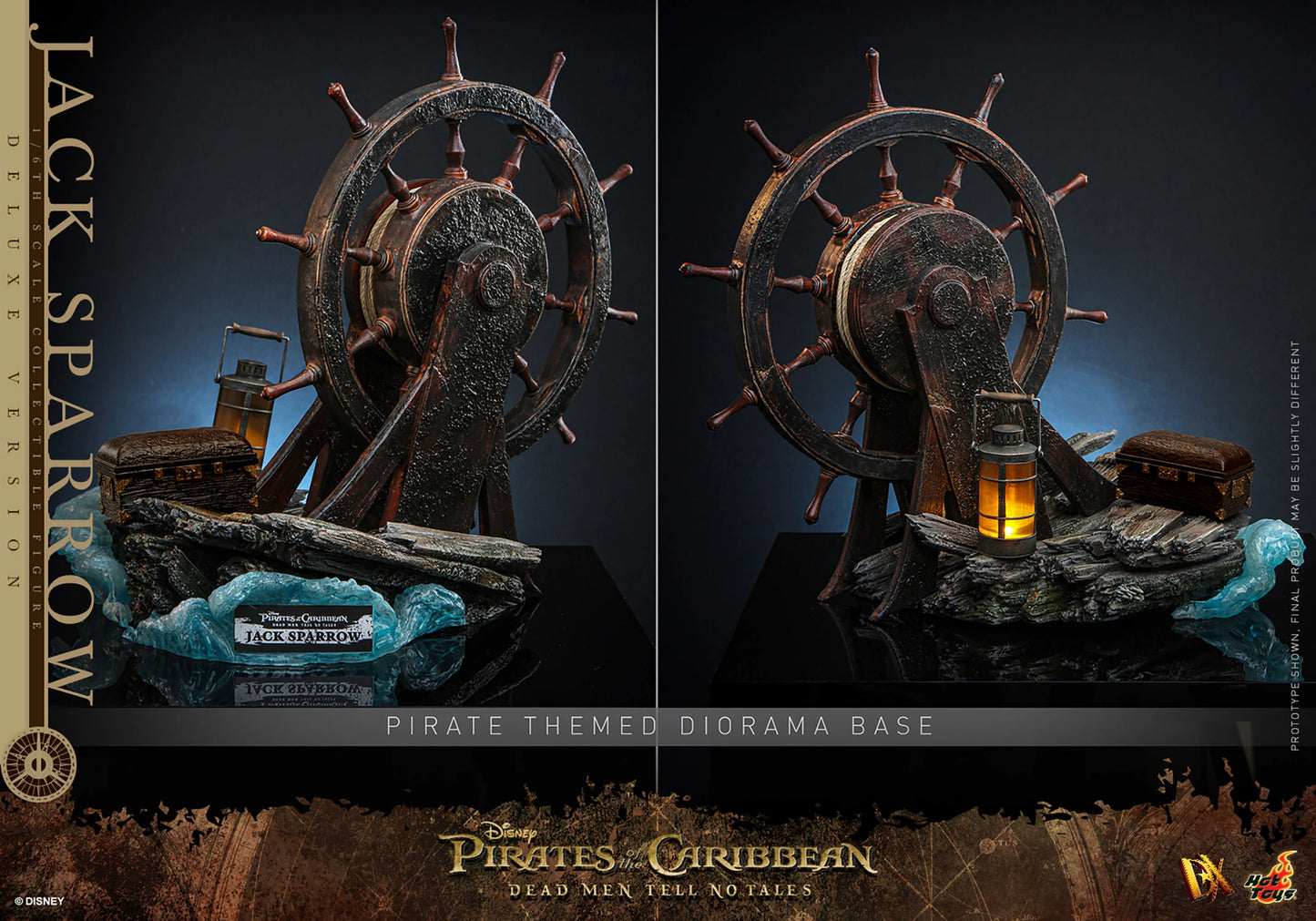 Jack Sparrow 1/6 Versión DELUXE Piratas del caribe La venganza de Salazar