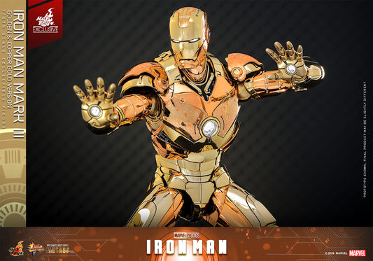 Iron Man Mark III 1/6 Golden & Copper Gold Version
