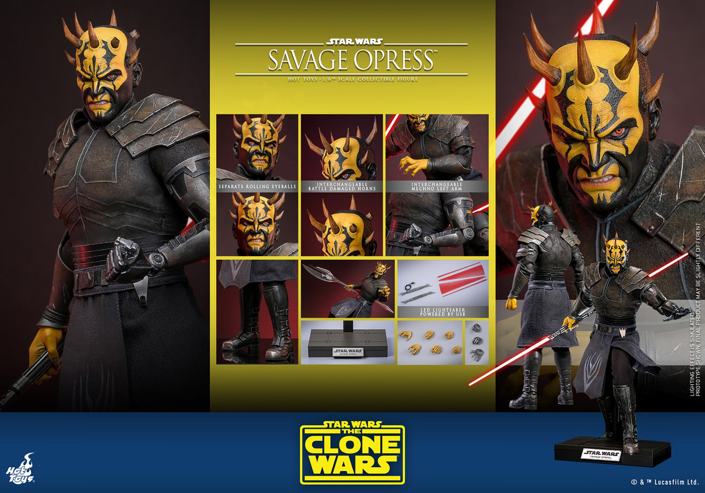Savage Opress 1/6 The Clone Wars