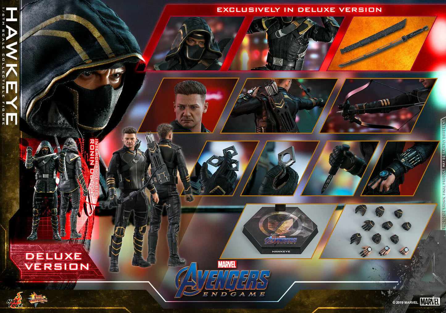 Hawkeye 1/6 (Deluxe Version) Endgame