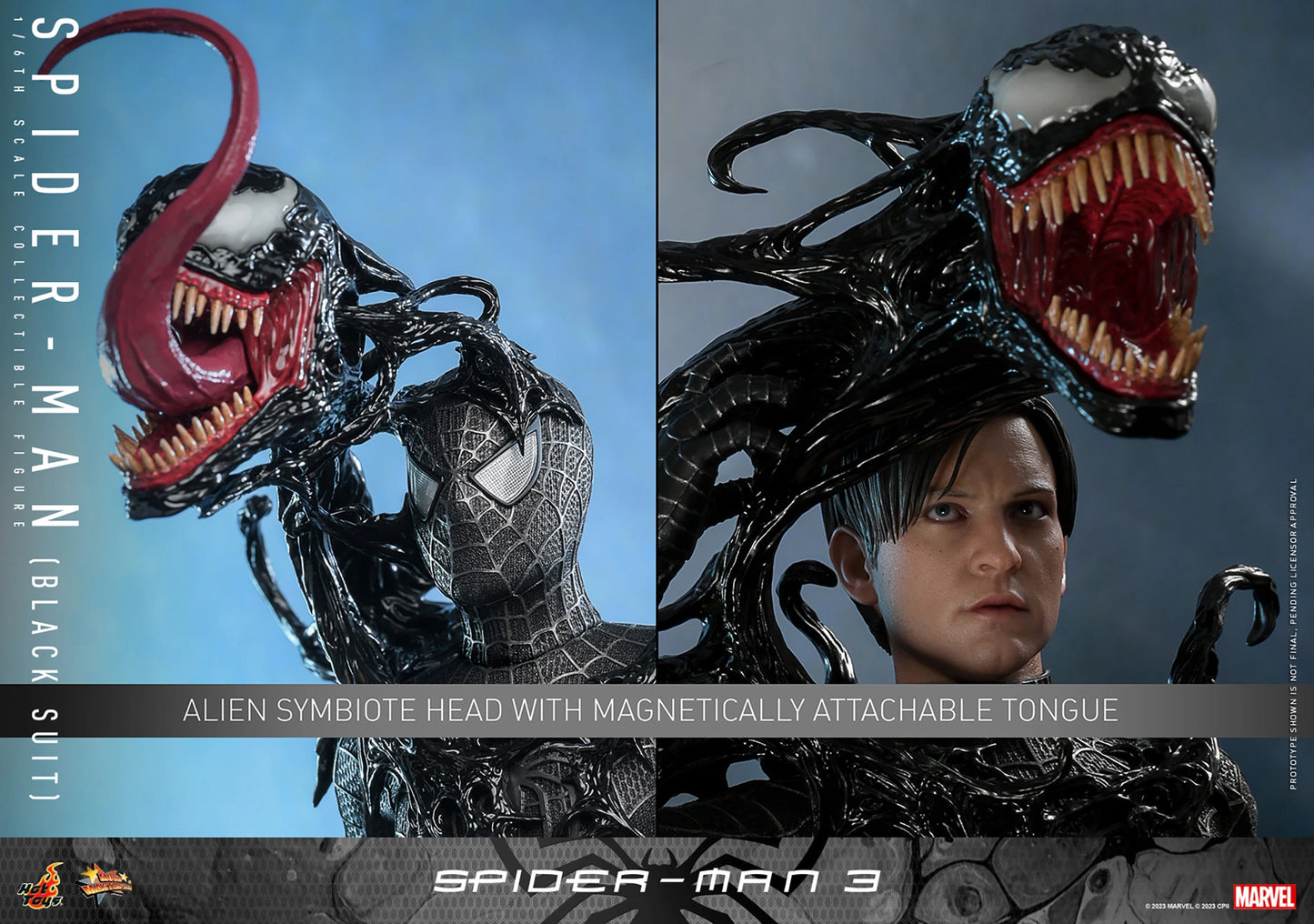 Spider-Man (Black Suit) 1/6 Movie Masterpiece Series - Spider-Man 3