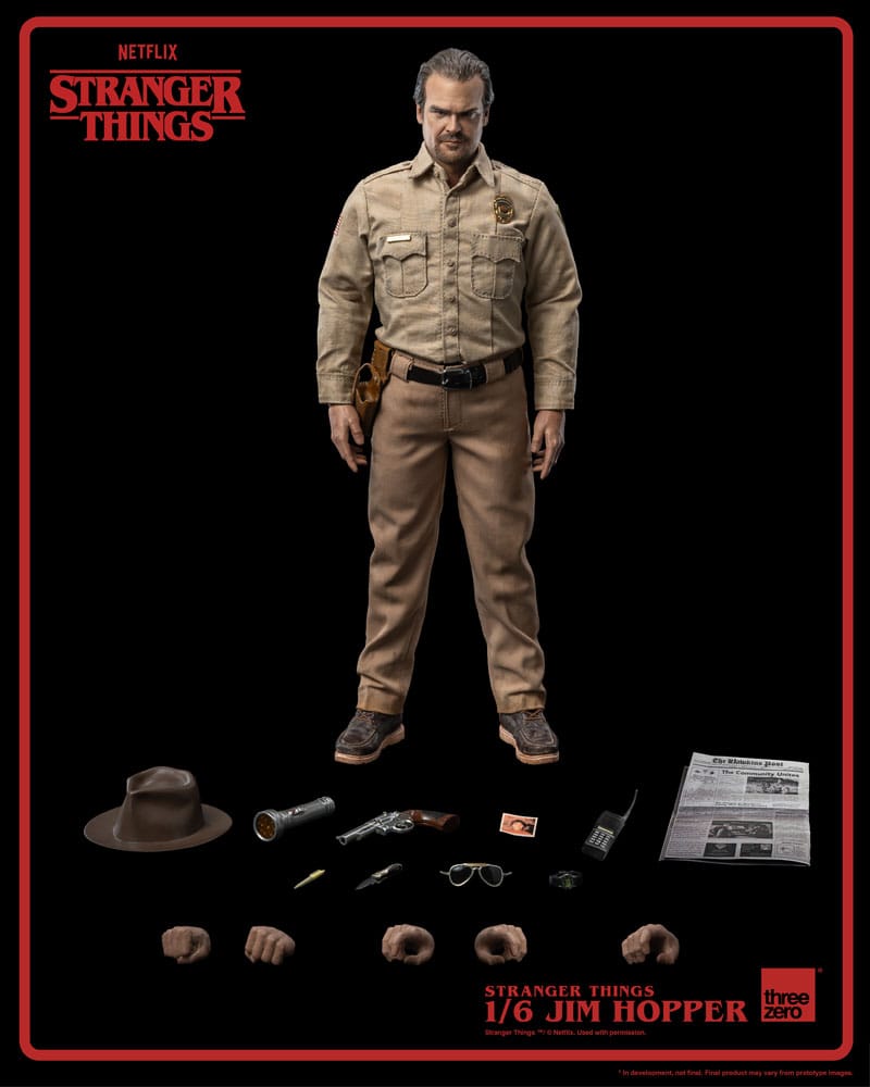 Jim Hopper (Season 1) 1/6 Stranger Things Figura