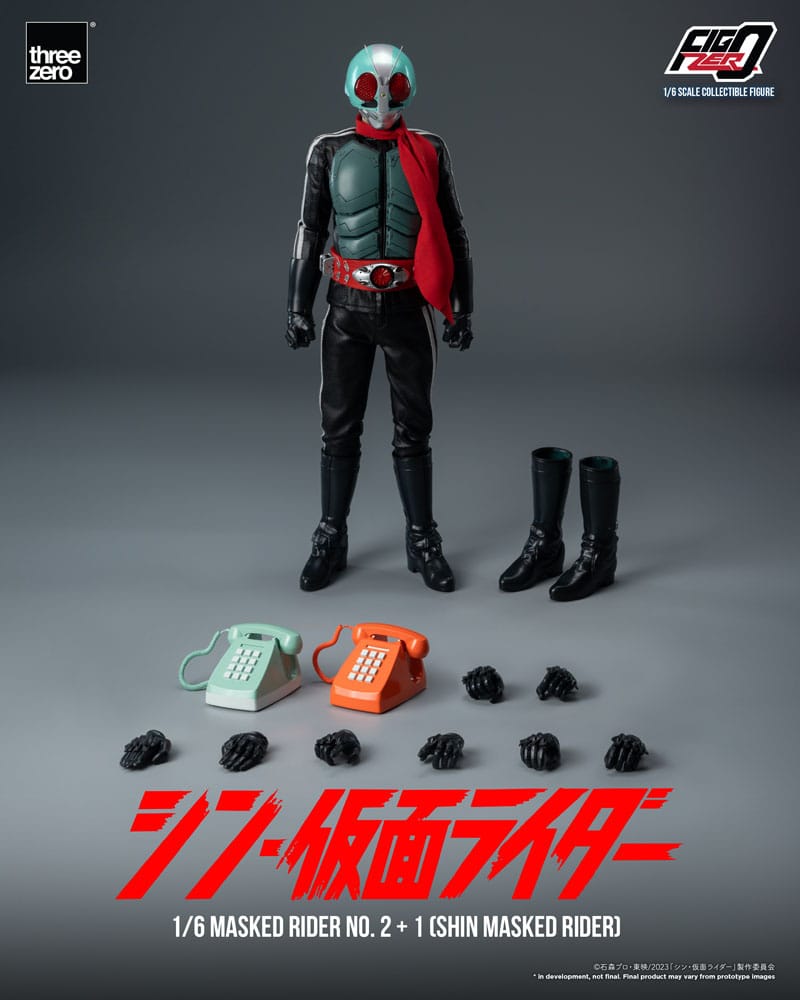 Masked Rider No.2+1 (Shin Masked Rider) 1/6 Kamen Rider Figura FigZero