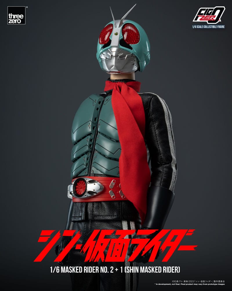 Masked Rider No.2+1 (Shin Masked Rider) 1/6 Kamen Rider Figura FigZero