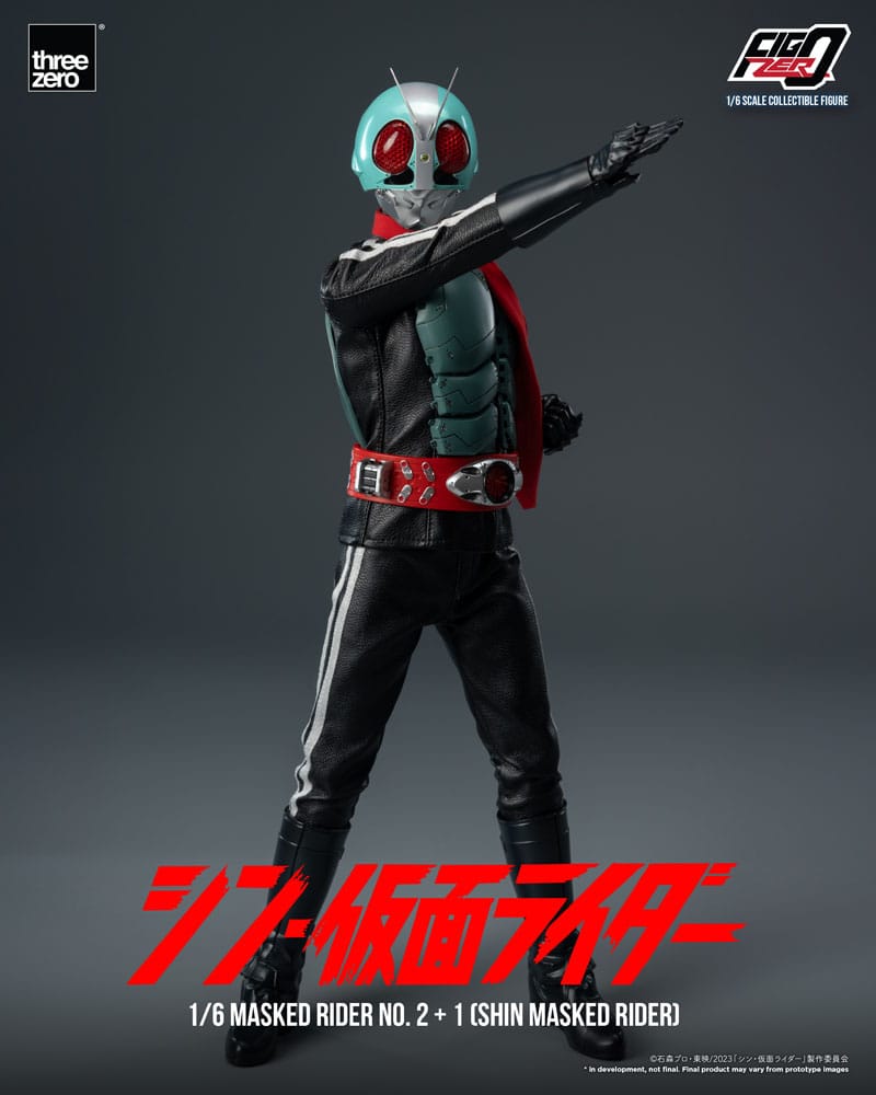 Masked Rider No.2+1 (Shin Masked Rider) 1/6 Kamen Rider Figura FigZero