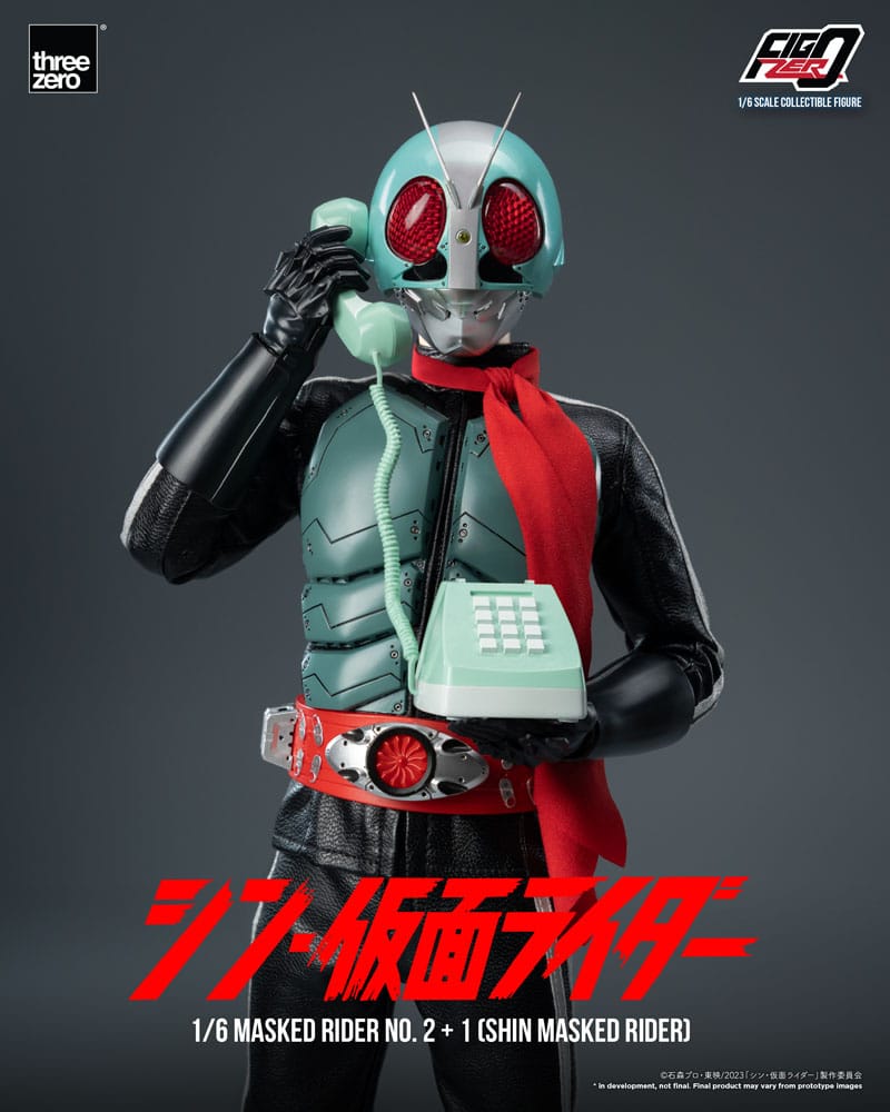 Masked Rider No.2+1 (Shin Masked Rider) 1/6 Kamen Rider Figura FigZero