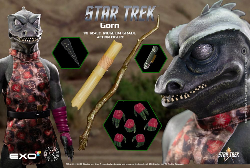 🔴PRE-ORDER Gorn 1/6 Star Trek Figura