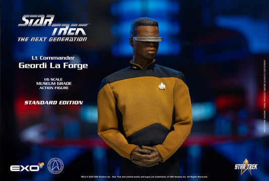 Lt. Commander Geordi La Forge (Standard Version) 1/6 Star Trek: The Next Generation Figura