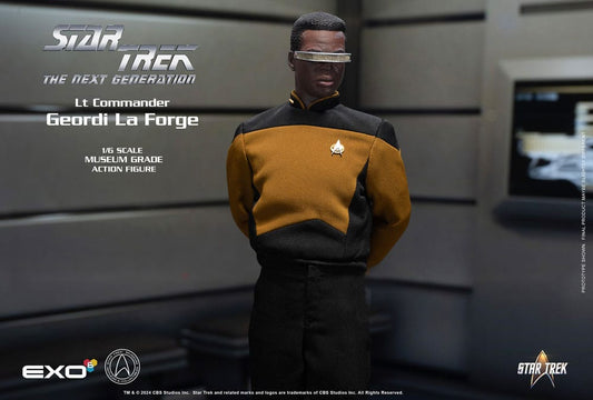 Lt. Commander Geordi La Forge (Essentials Version) 1/6 Star Trek: The Next Generation Figura