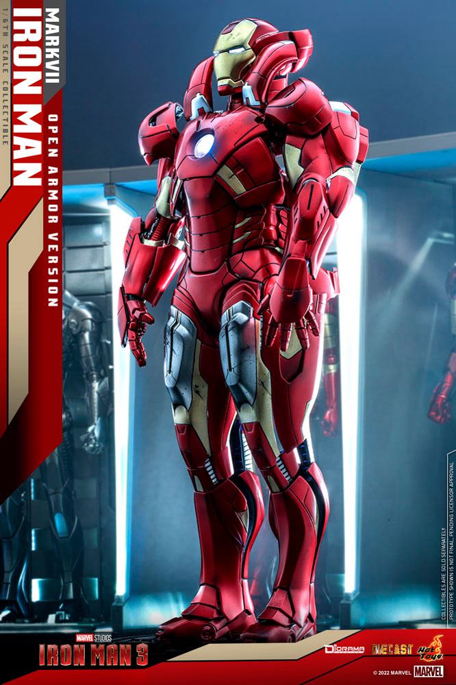 Iron Man Mark VII (Open Armor Version) 1/6 Iron Man 3 Diorama