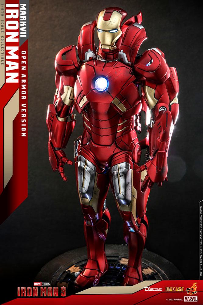 Iron Man Mark VII (Open Armor Version) 1/6 Iron Man 3 Diorama