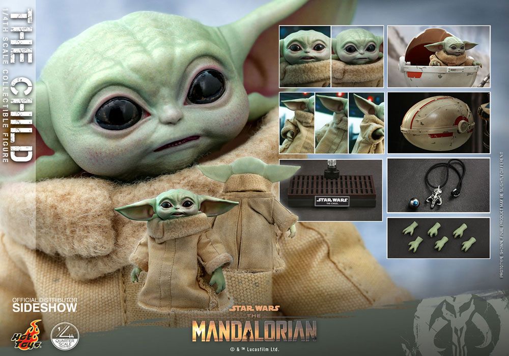 The Child 9 cm 1/4 Star Wars The Mandalorian Figura