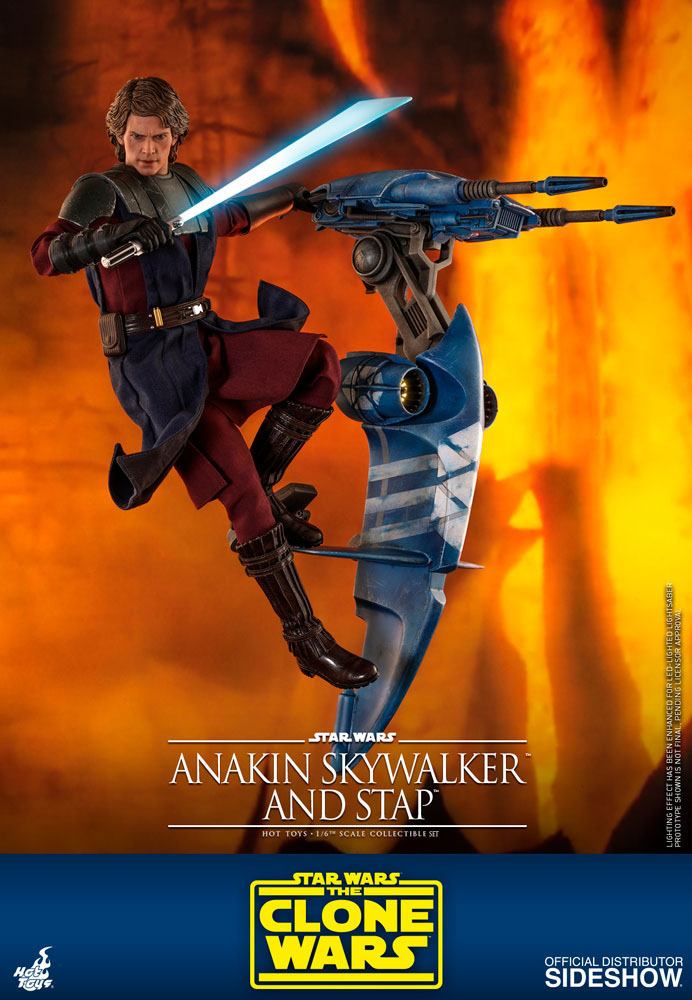 Anakin Skywalker & STAP 1/6 Star Wars The Clone Wars Figura