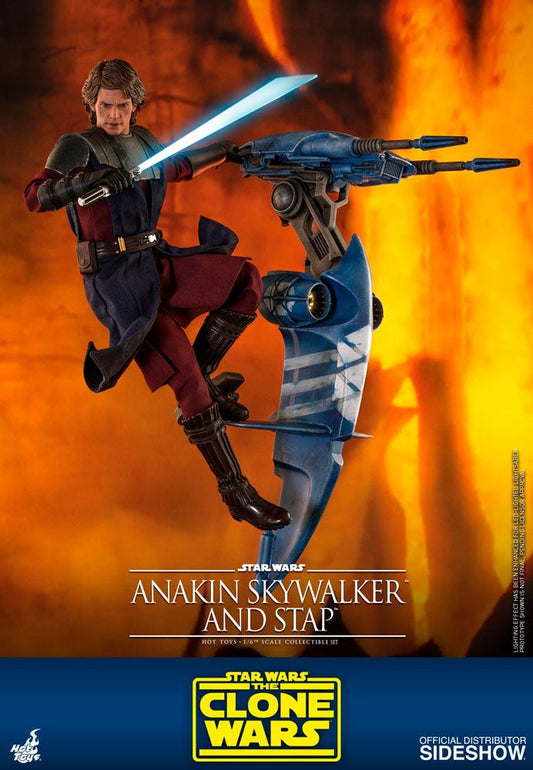 Anakin Skywalker & STAP 1/6 Star Wars The Clone Wars Figura