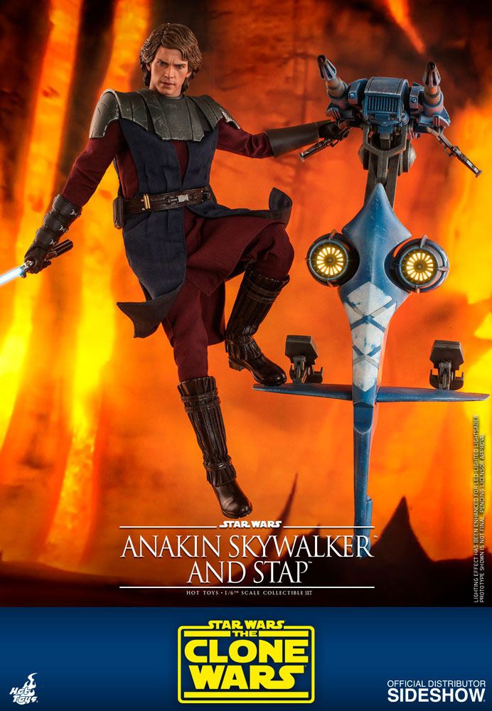 Anakin Skywalker & STAP 1/6 Star Wars The Clone Wars Figura