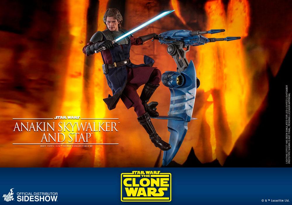 Anakin Skywalker & STAP 1/6 Star Wars The Clone Wars Figura
