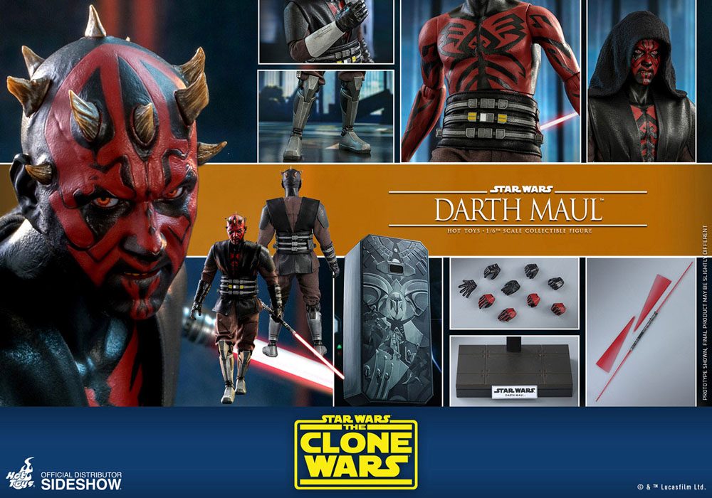 Darth Maul 1/6 Star Wars The Clone Wars Figura