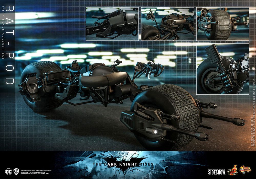 Bat-Pod 1/6 Batman The Dark Knight Rises Vehículo Movie Masterpiece