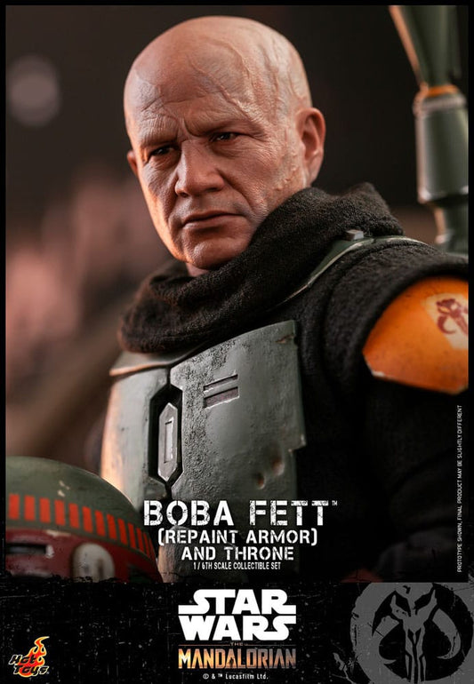 Boba Fett 1/6 Boba Fett Repaint Armor and Throne Special Edition 30 cm Star Wars: The Mandalorian Figura