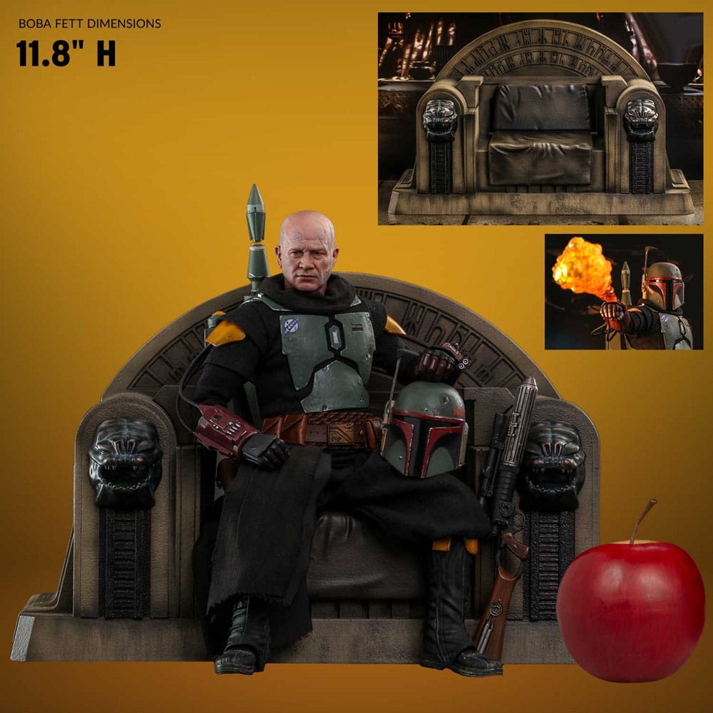 Boba Fett 1/6 Boba Fett Repaint Armor and Throne Special Edition 30 cm Star Wars: The Mandalorian Figura