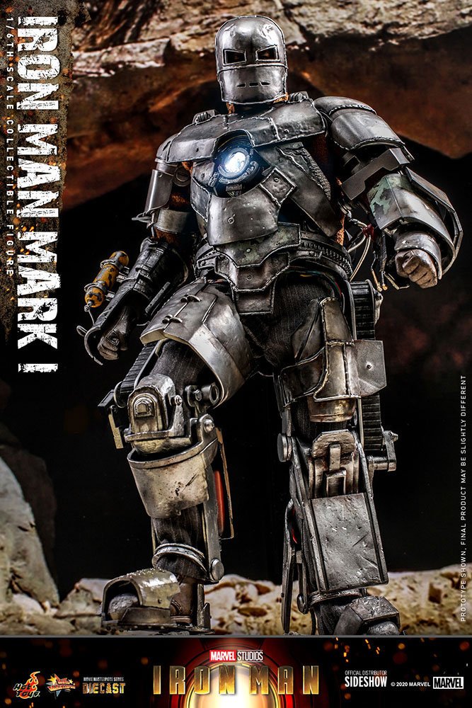 Iron Man Mark I 1/6 Iron Man Figura Movie Masterpiece