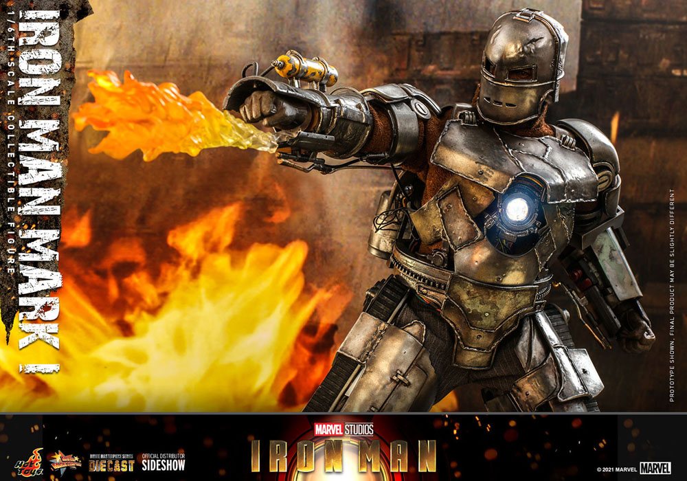 Iron Man Mark I 1/6 Iron Man Figura Movie Masterpiece