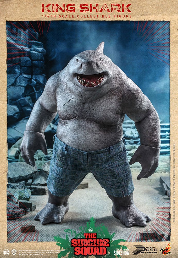 King Shark 1/6 Escuadrón Suicida Figura Movie Masterpiece