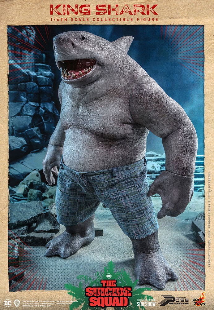 King Shark 1/6 Escuadrón Suicida Figura Movie Masterpiece