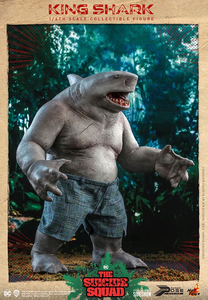 King Shark 1/6 Escuadrón Suicida Figura Movie Masterpiece