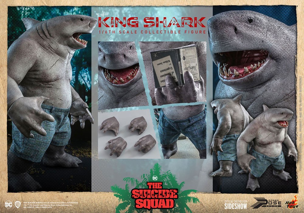 King Shark 1/6 Escuadrón Suicida Figura Movie Masterpiece