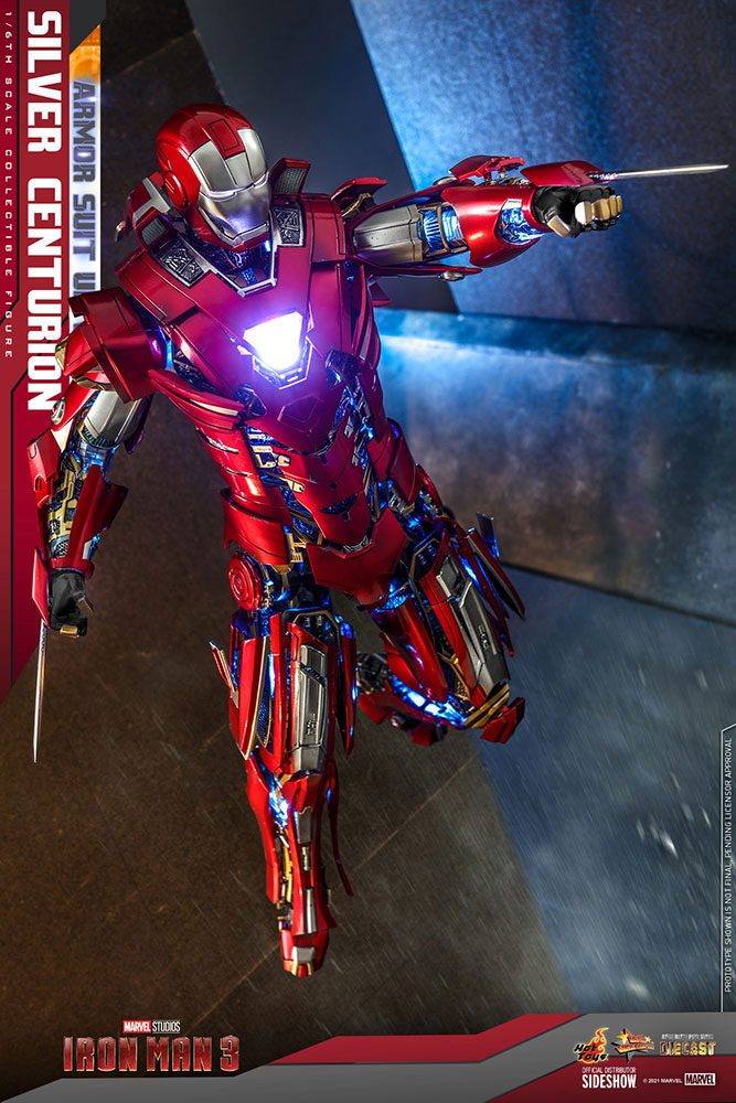 Silver Centurion (Armor Suit Up Version) 1/6 Iron Man 3 Figura Movie Masterpiece