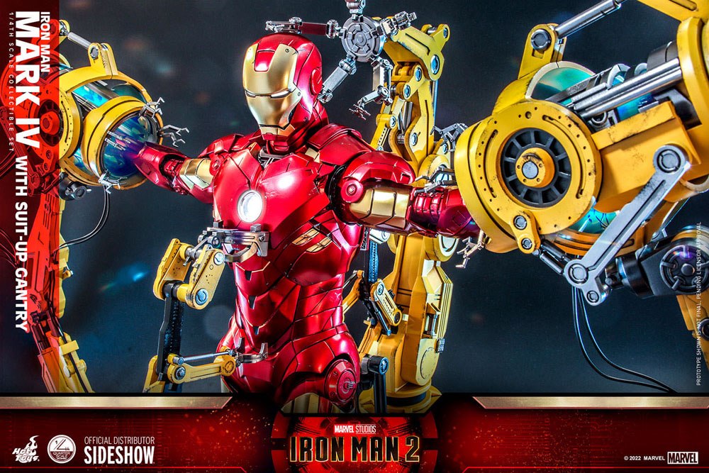 Iron Man Mark IV with Suit-Up Gantry 49 cm 1/4 Iron Man 2 Figura