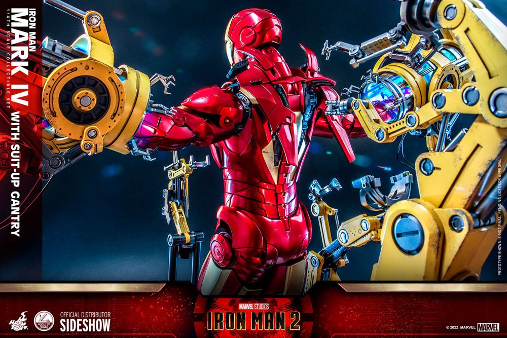 Iron Man Mark IV with Suit-Up Gantry 49 cm 1/4 Iron Man 2 Figura