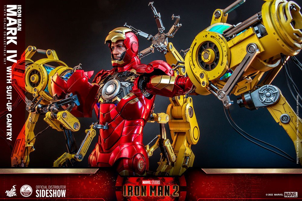 Iron Man Mark IV with Suit-Up Gantry 49 cm 1/4 Iron Man 2 Figura