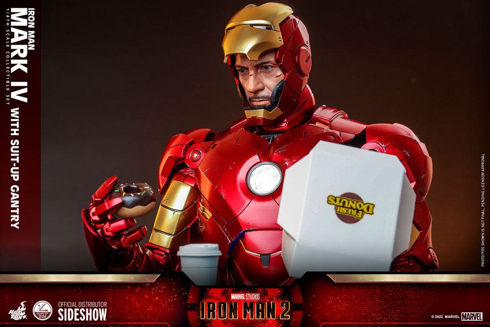 Iron Man Mark IV with Suit-Up Gantry 49 cm 1/4 Iron Man 2 Figura