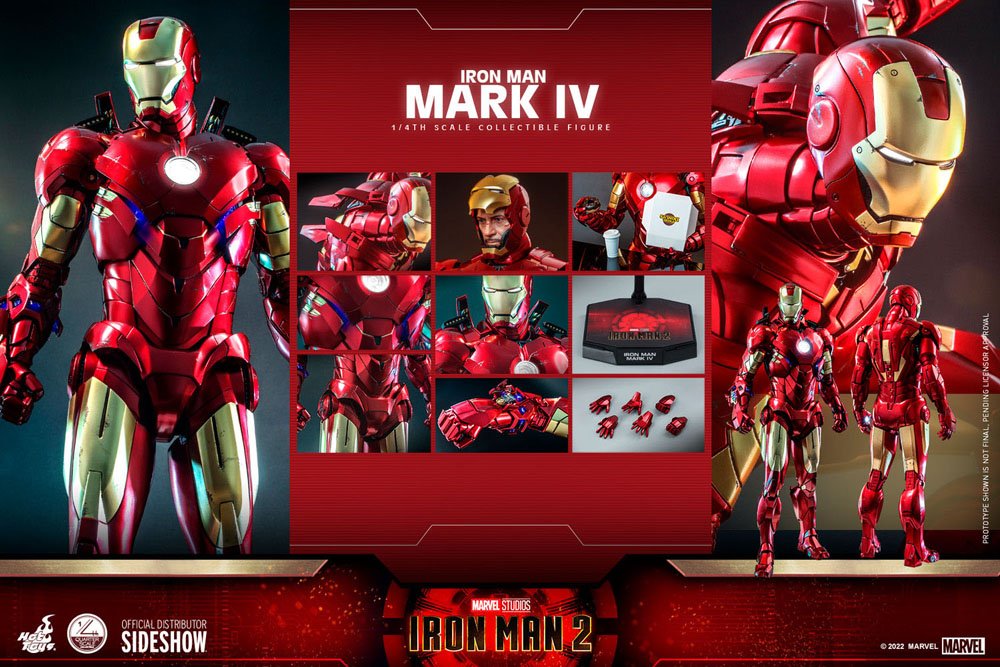 Iron Man Mark IV 1/4 Iron Man 2 Figura